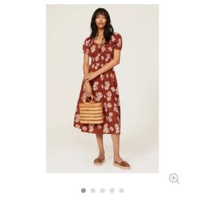 Madewell midi-length summer dress. Worn once!